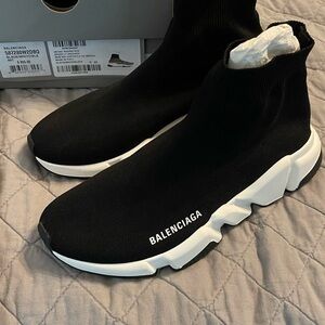 Balenciaga Black Speed Trainers
